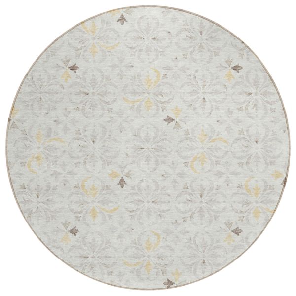 Addison Rugs Chantille Ivory 8'0" x 8'0" Round