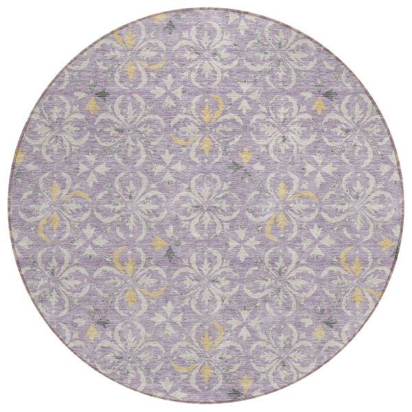 Addison Rugs Chantille Lavender 8'0" x 8'0" Round Collection