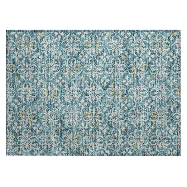 Addison Rugs Chantille Teal 1'8" x 2'6"