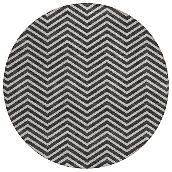 Addison Rugs Chantille Black 8'0" x 8'0" Round
