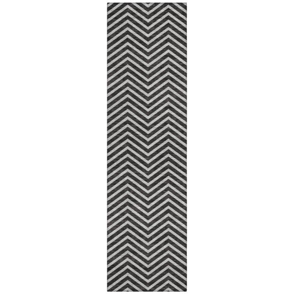 Addison Rugs Chantille Black 2'3" x 7'6" Runner