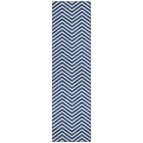 Addison Rugs Chantille Blue 2'3" x 7'6" Runner