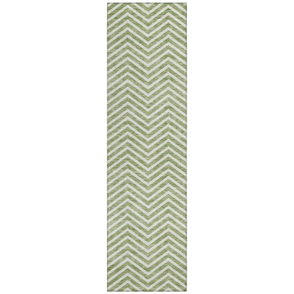 Addison Rugs Chantille Green 2'3" x 7'6" Runner