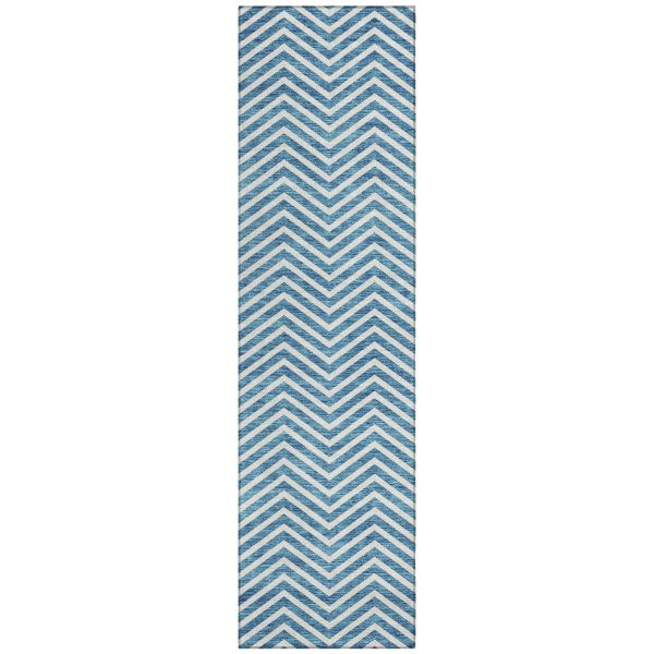 Addison Rugs Chantille Teal 2'3" x 7'6" Runner