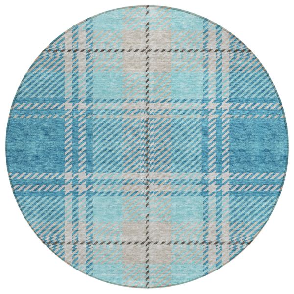 Addison Rugs Chantille Teal 8'0" x 8'0" Round