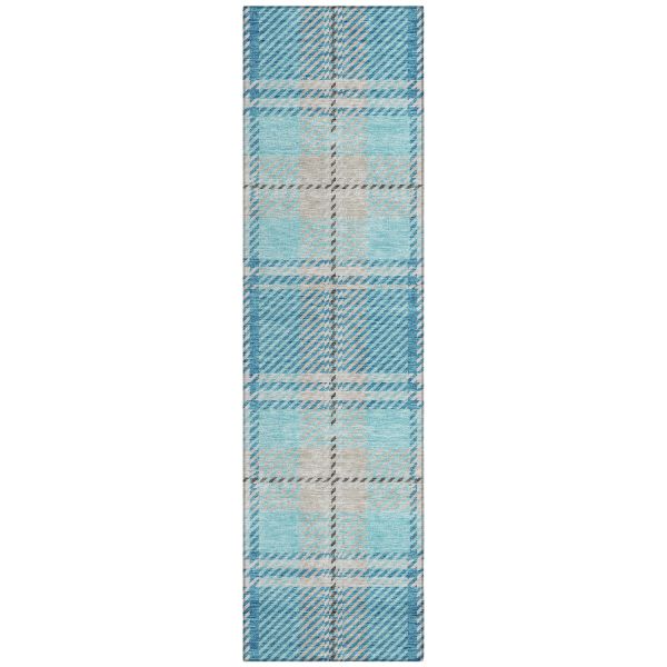 Addison Rugs Chantille Teal 2'3" x 7'6" Runner