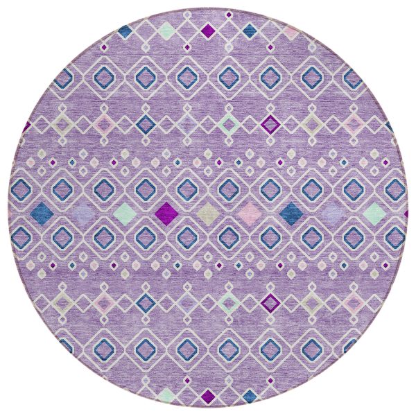 Addison Rugs Chantille Lavender 8'0" x 8'0" Round