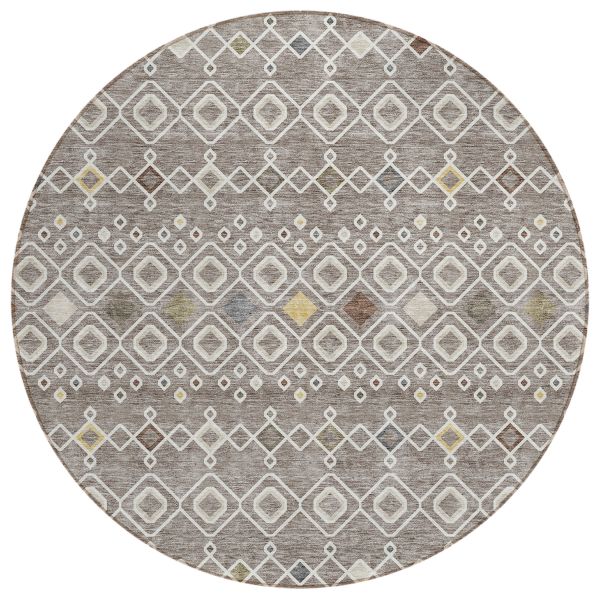 Addison Rugs Chantille Taupe 8'0" x 8'0" Round