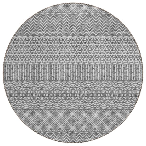 Addison Rugs Chantille Gray 8'0" x 8'0" Round