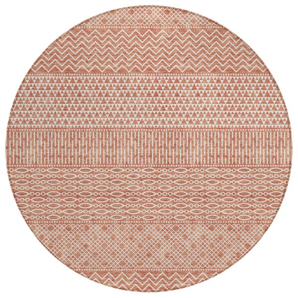 Addison Rugs Chantille Salmon 8'0" x 8'0" Round