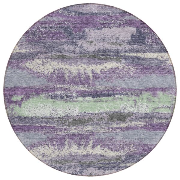 Addison Rugs Chantille Purple 8'0" x 8'0" Round