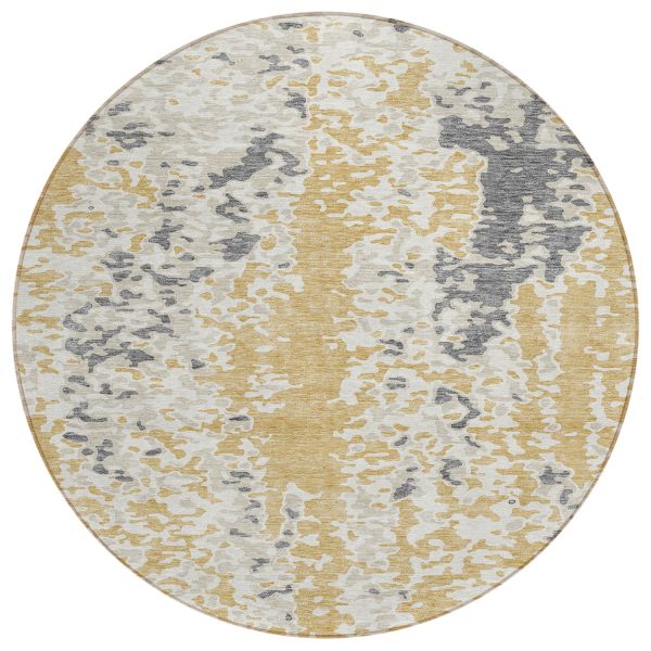 Addison Rugs Chantille Gold 8'0" x 8'0" Round