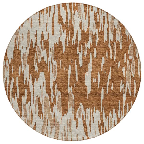 Addison Rugs Chantille Paprika 8'0" x 8'0" Round Collection