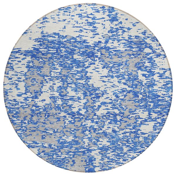 Addison Rugs Chantille Blue 8'0" x 8'0" Round Collection