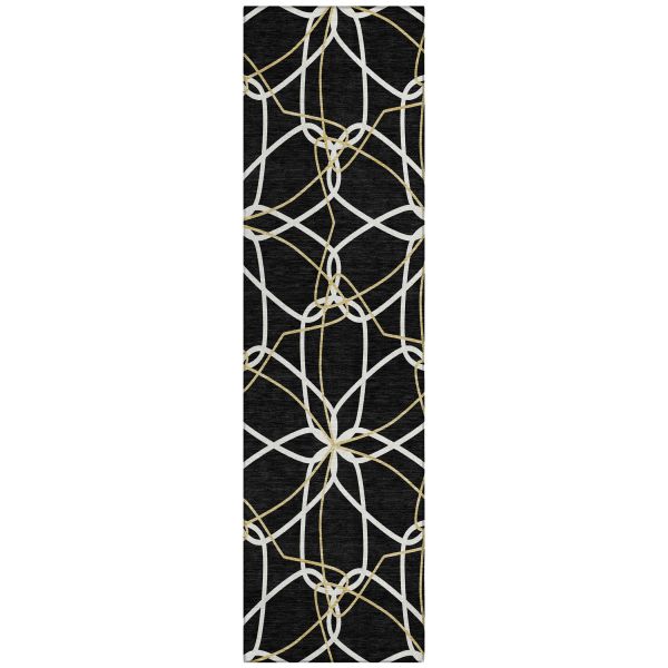 Addison Rugs Chantille Black 2'3" x 7'6" Runner