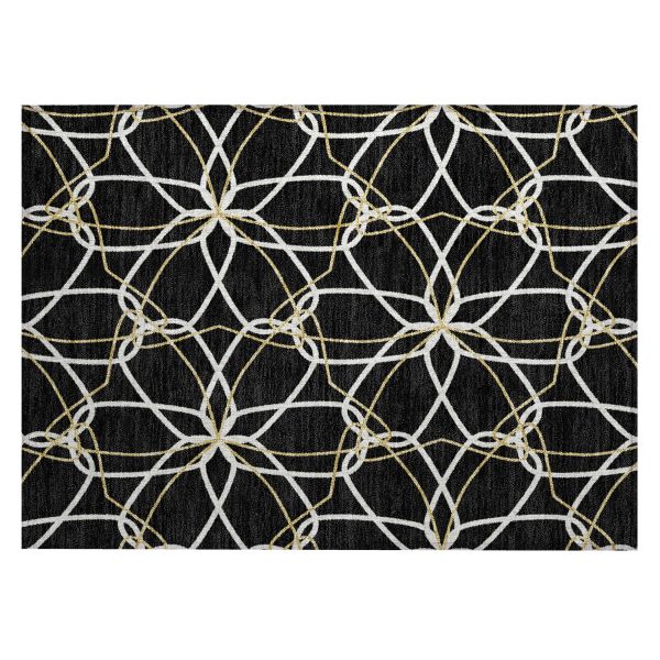 Addison Rugs Chantille Black 1'8" x 2'6"