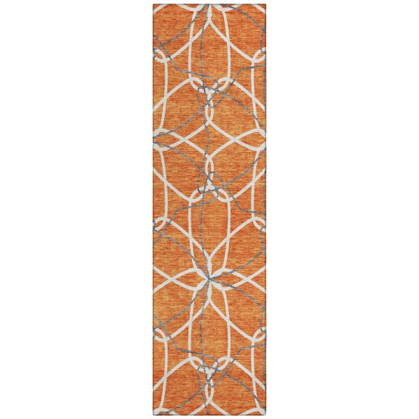Addison Rugs Chantille Orange 2'3" x 7'6" Runner Collection