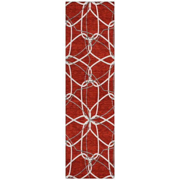 Addison Rugs Chantille Red 2'3" x 7'6" Runner Collection