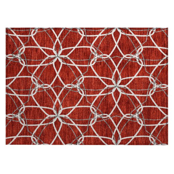 Addison Rugs Chantille Red 1'8" x 2'6"
