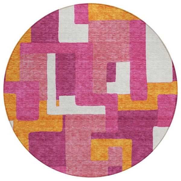 Addison Rugs Chantille Pink 8'0" x 8'0" Round