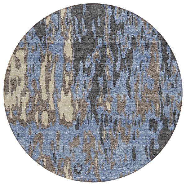 Addison Rugs Chantille Denim 8'0" x 8'0" Round Collection