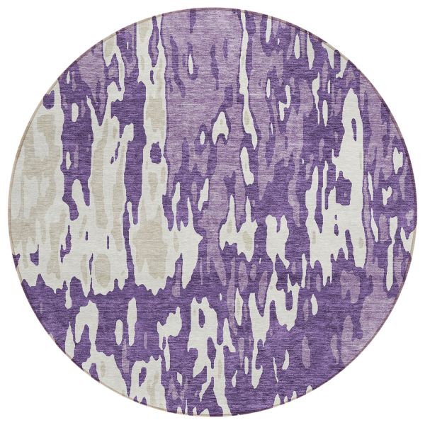 Addison Rugs Chantille Purple 8'0" x 8'0" Round
