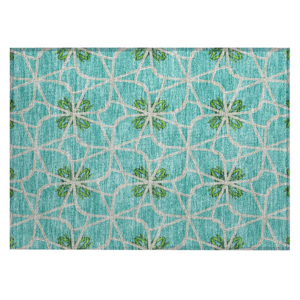 Addison Rugs Chantille Aqua 1'8" x 2'6"