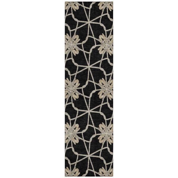 Addison Rugs Chantille Black 2'3" x 7'6" Runner