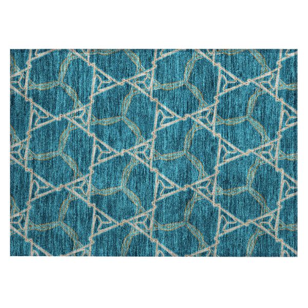 Addison Rugs Chantille Teal 1'8" x 2'6"