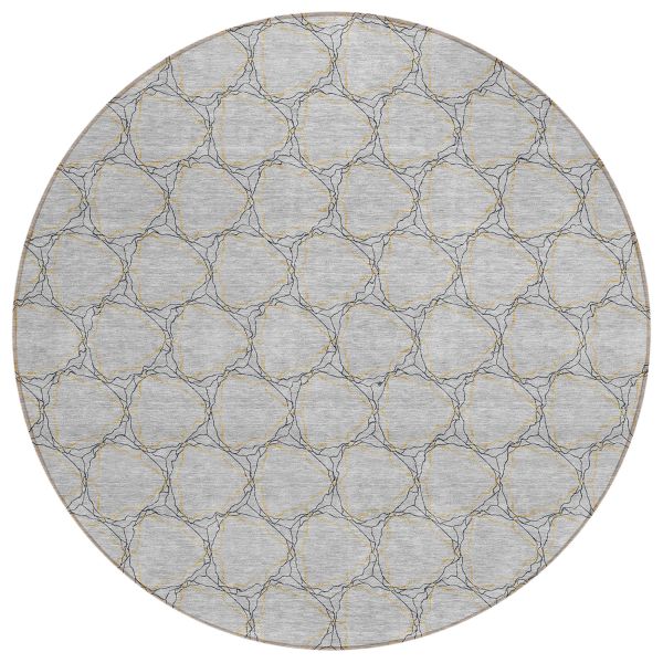 Addison Rugs Chantille Gray 8'0" x 8'0" Round