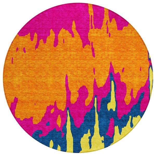 Addison Rugs Chantille Pink 8'0" x 8'0" Round