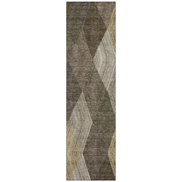 Addison Rugs Chantille Brown 2'3" x 7'6" Runner Collection