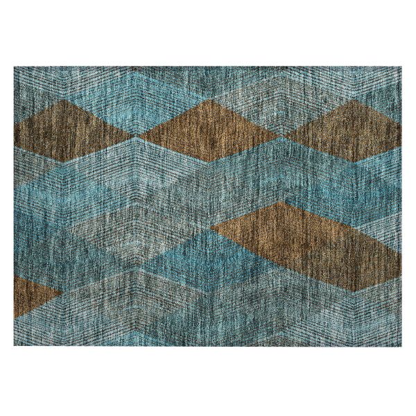 Addison Rugs Chantille Teal 1'8" x 2'6"