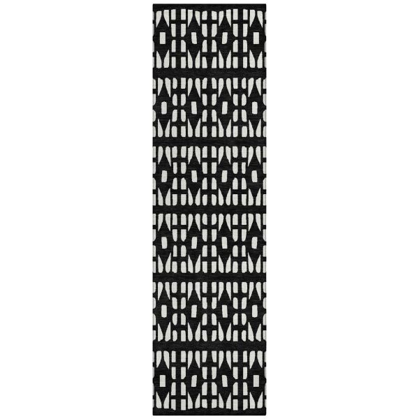 Addison Rugs Chantille Black 2'3" x 7'6" Runner