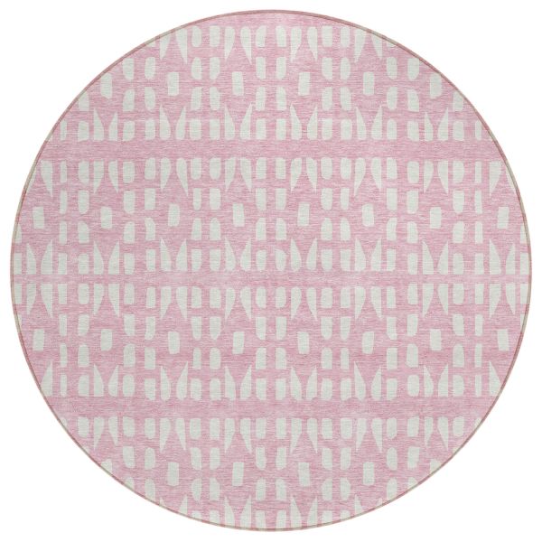 Addison Rugs Chantille Pink 8'0" x 8'0" Round