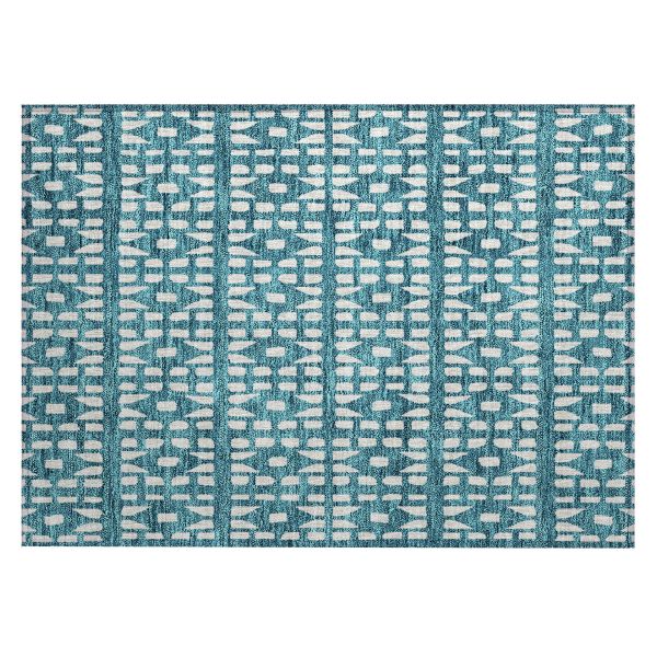 Addison Rugs Chantille Teal 1'8" x 2'6"