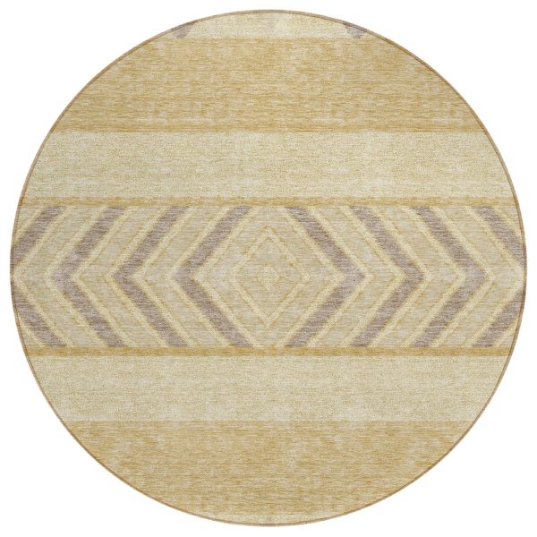 Addison Rugs Chantille Gold 8'0" x 8'0" Round