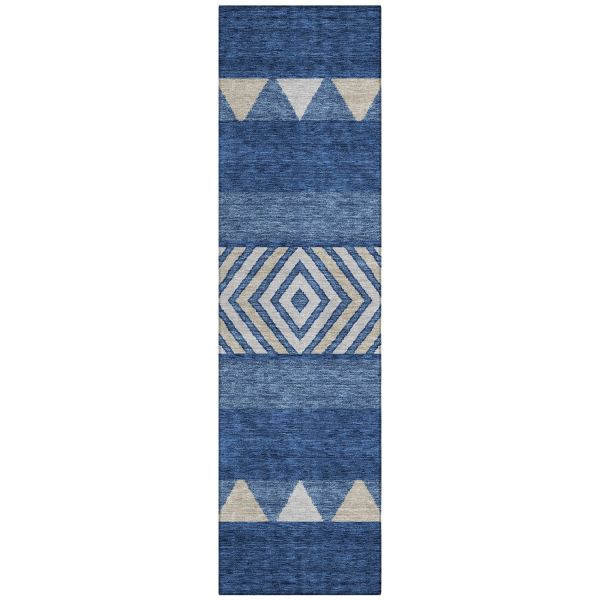 Addison Rugs Chantille Navy 2'3" x 7'6" Runner