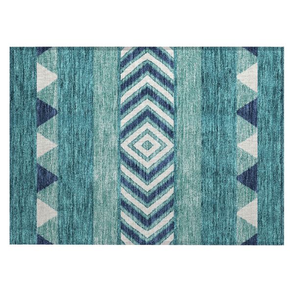 Addison Rugs Chantille Teal 1'8" x 2'6"