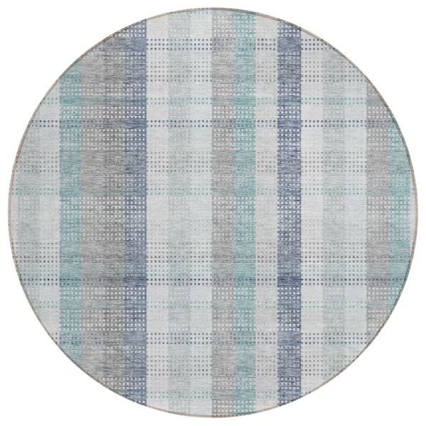 Addison Rugs Chantille Silver 8'0" x 8'0" Round