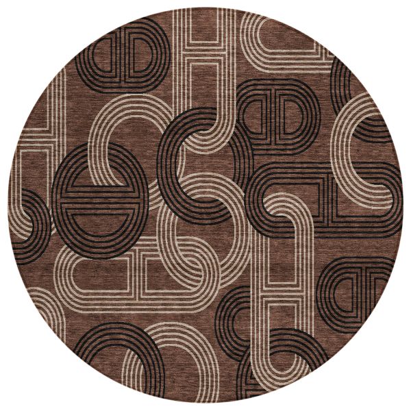 Addison Rugs Chantille Chocolate 8'0" x 8'0" Round