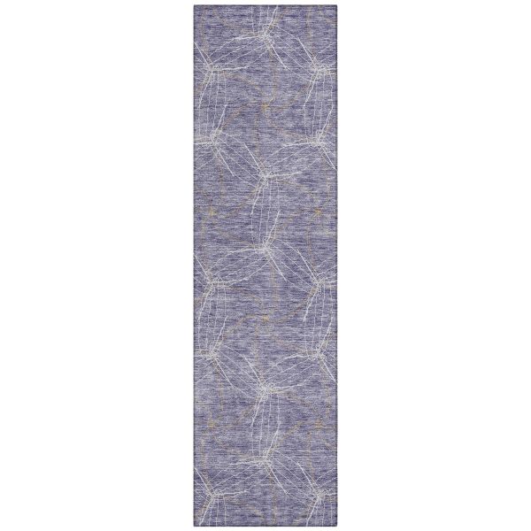 Addison Rugs Chantille Purple 2'3" x 7'6" Runner