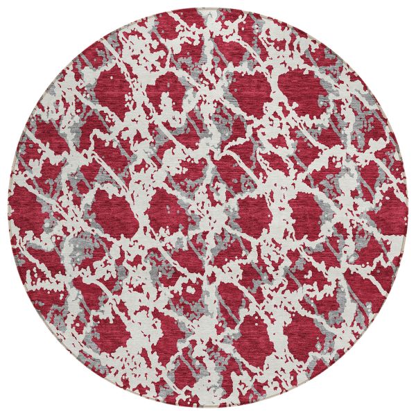 Addison Rugs Chantille Burgundy 8'0" x 8'0" Round