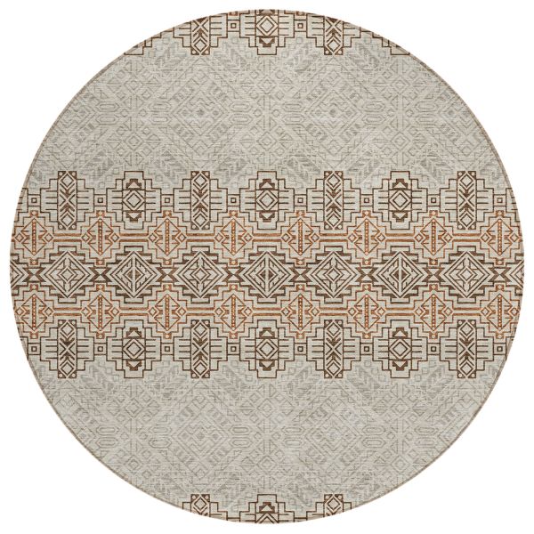 Addison Rugs Chantille Brown 8'0" x 8'0" Round