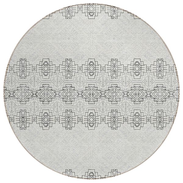 Addison Rugs Chantille Gray 8'0" x 8'0" Round