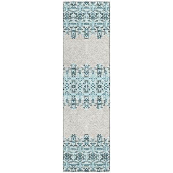 Addison Rugs Chantille Teal 2'3" x 7'6" Runner Collection