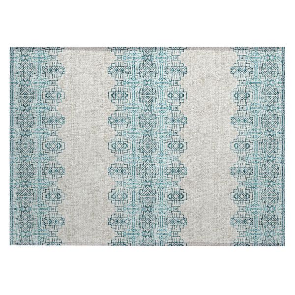 Addison Rugs Chantille Teal 1'8" x 2'6"