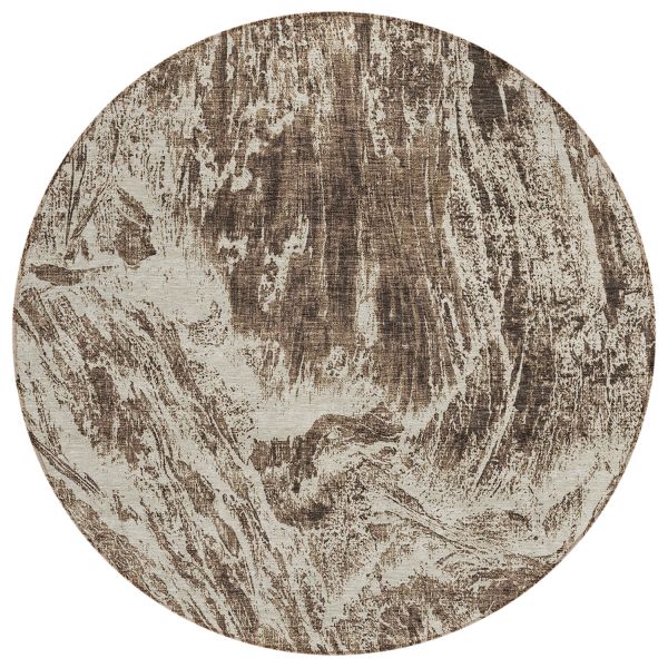 Addison Rugs Chantille Brown 8'0" x 8'0" Round