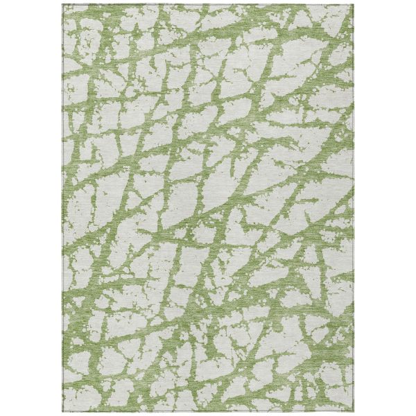 Addison Rugs Chantille Green 5'0" x 7'6" Collection