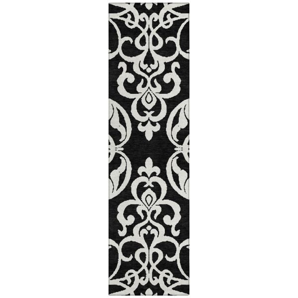 Addison Rugs Chantille Black 2'3" x 7'6" Runner